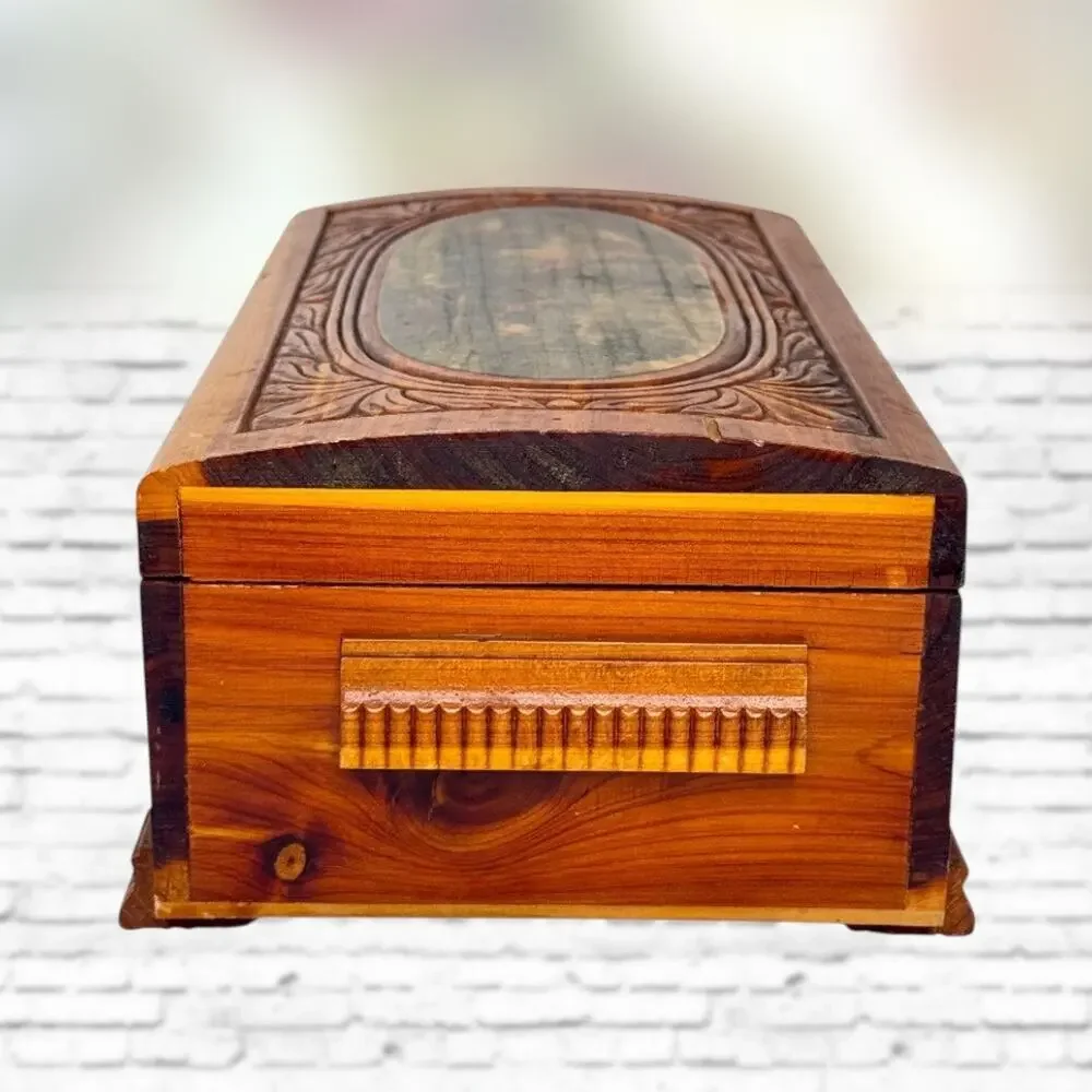 Vintage hand carved